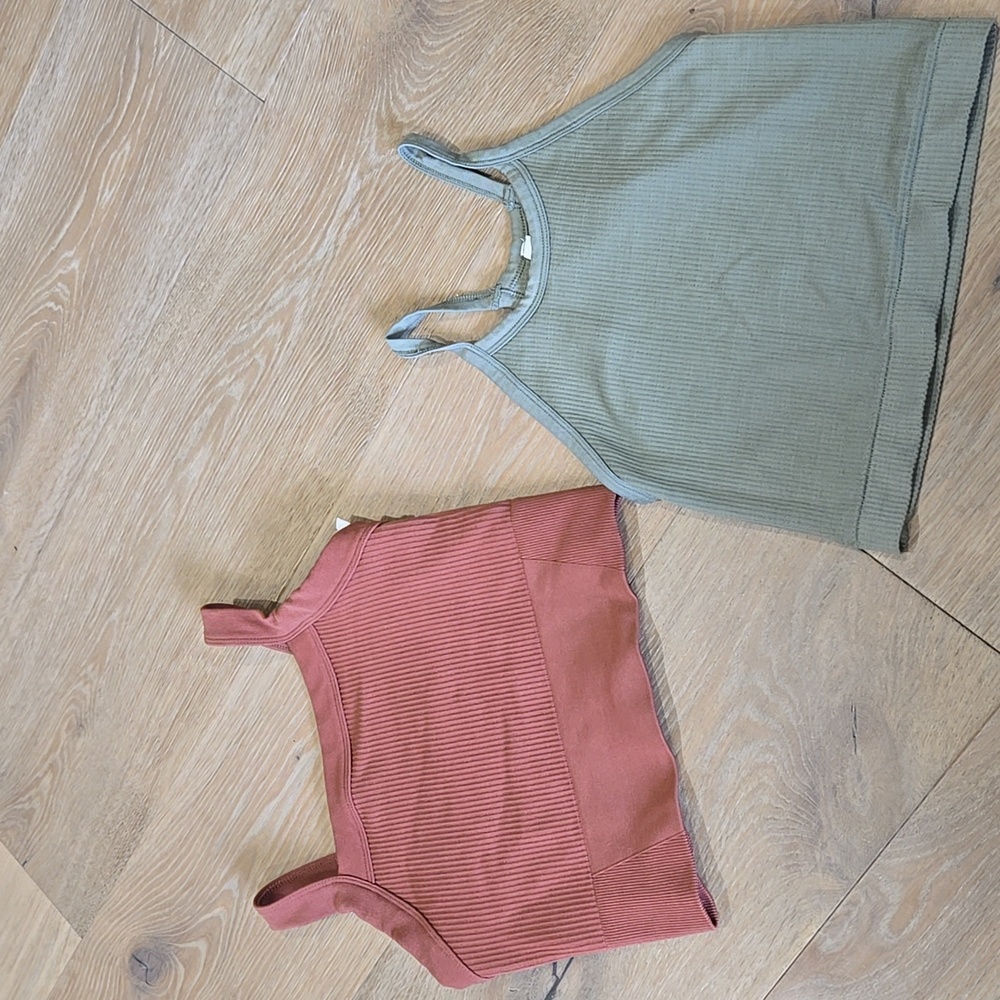 Abercrombie YPB XS Crop Top plus Green Crop Top